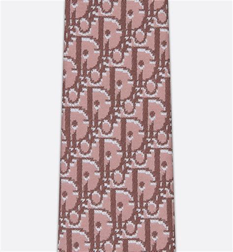 dior oblique pixel tie|Dior Oblique Pixel Tie Pink, Burgundy and Beige Silk .